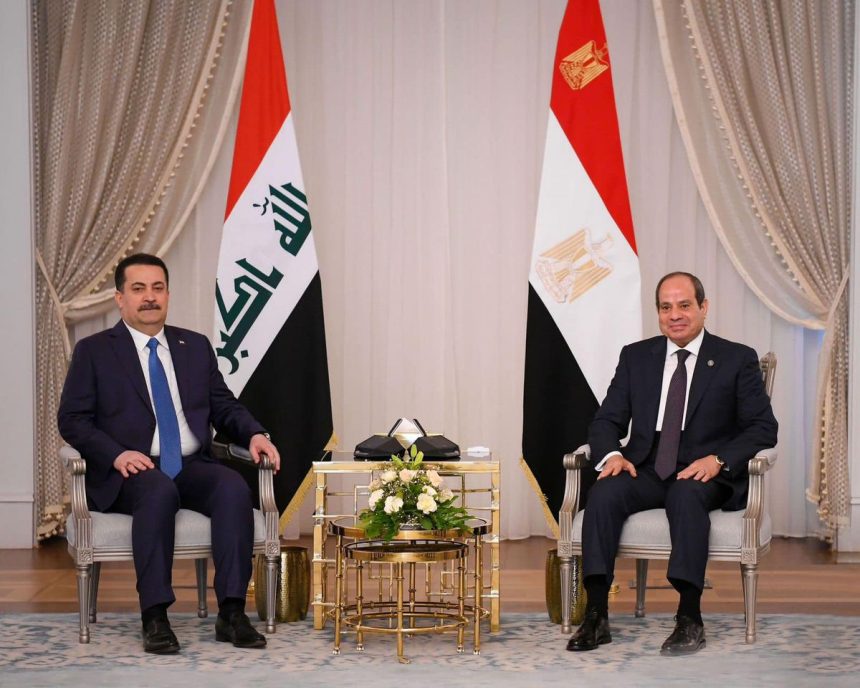 Al-Sisi, Iraq’s PM discuss bilateral cooperation, regional issues