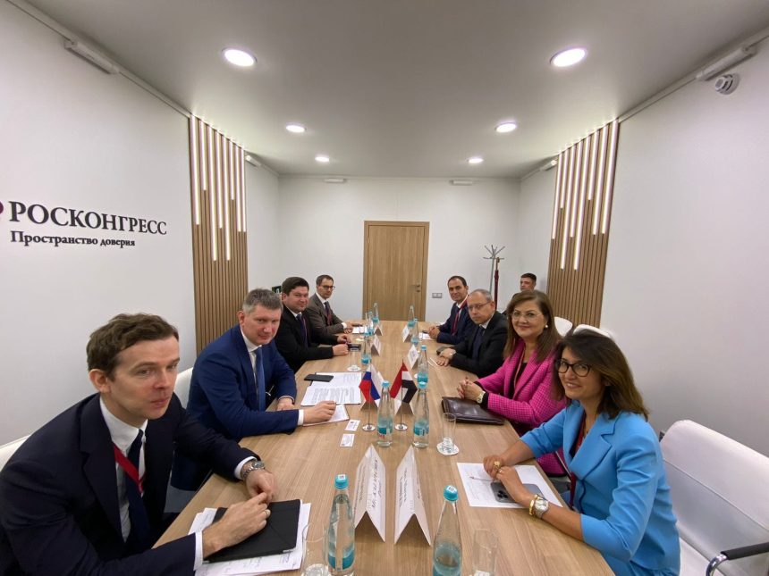 Egypt's El-Said, Russia's Reshetnikov discuss economic cooperation at SPIEF